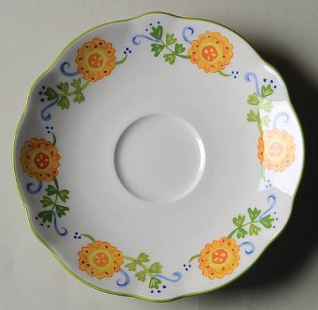 Sunshine Floral Saucer