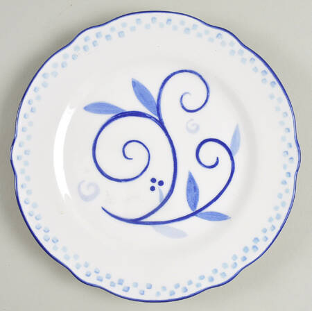 Blue Sunrise Bread & Butter Plate
