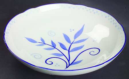 Blue Sunrise Coupe Soup Bowl