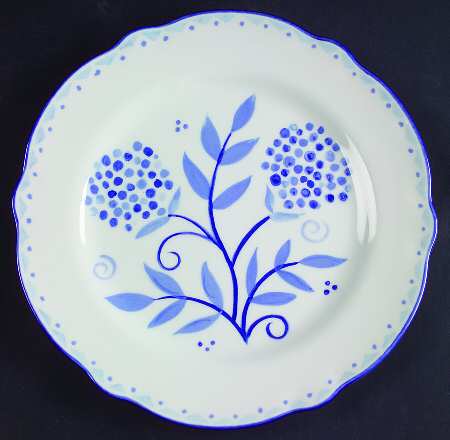 Blue Sunrise Salad Plate