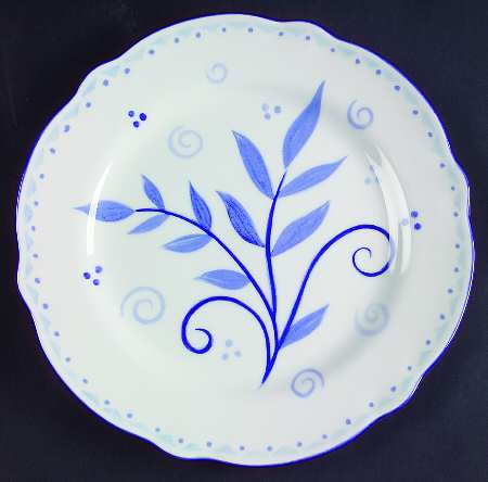 Blue Sunrise Salad Plate
