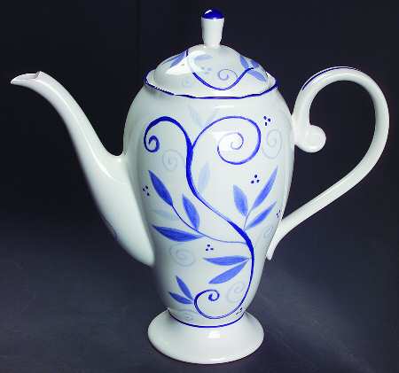 Blue Sunrise Tea/Coffee Pot & Lid