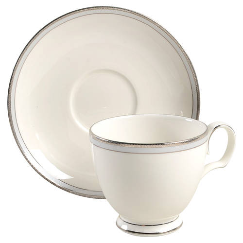 Footed Cup & Saucer Set