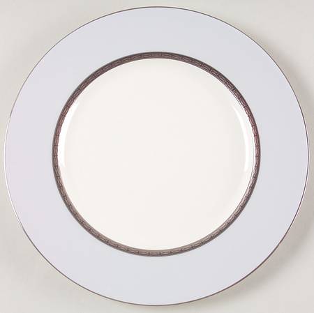 Cascade Platinum Accent Luncheon Plate