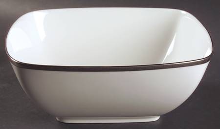 Cascade Platinum 8" Square Vegetable Bowl