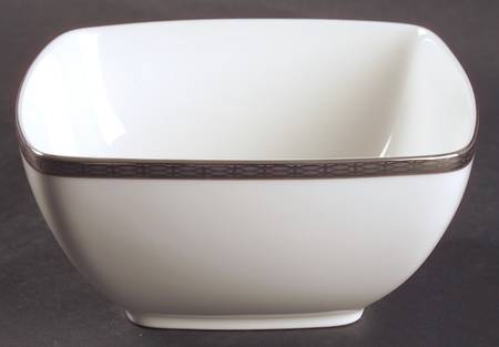 Cascade Platinum 5" Square Vegetable Bowl