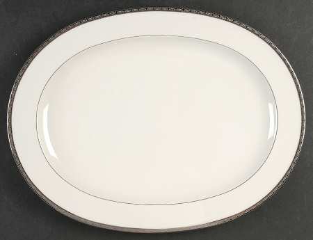 Cascade Platinum 14" Oval Serving Platter