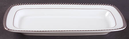 Cellini Platinum Relish by Noritake