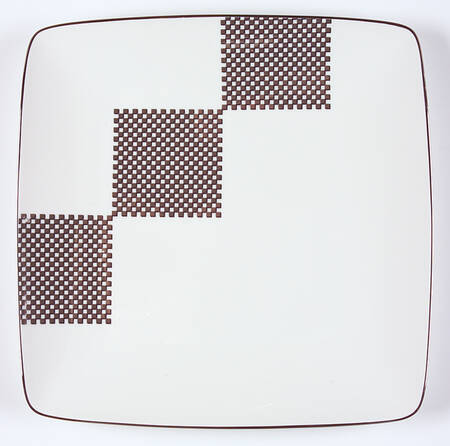 Cellini Platinum Square Accent Dinner Plate
