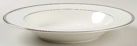 Cellini Platinum Large Rim Soup Bowl