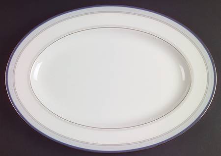 Crowne Platinum 14" Oval Serving Platter