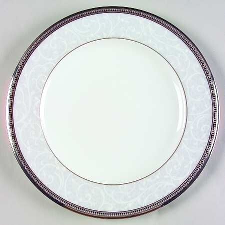 Lenore Platinum Salad Plate