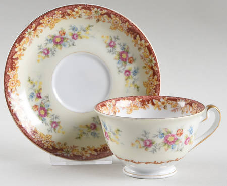 NAT46 Footed Cup & Saucer Set