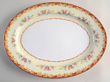 NAT46 16" Oval Serving Platter
