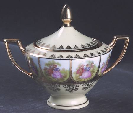 Love Story Individual Sugar Bowl & Lid