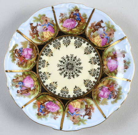 Love Story Saucer for Footed Cup