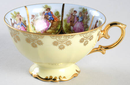 Love Story Footed Cup