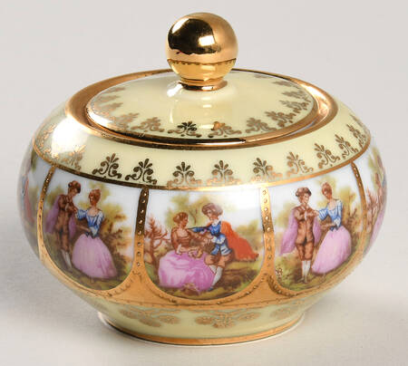 Love Story Individual Sugar Bowl & Lid