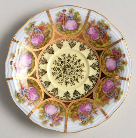 Love Story Saucer for Footed Demitasse Cup