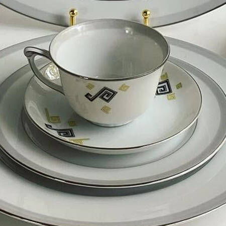 Camille Footed Cup & Saucer Set