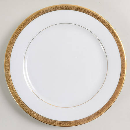 Queen's Gold Salad Plate