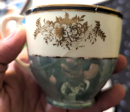 N2165 Flat Cup & Saucer Set
