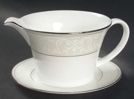 Pearl Symphony Gravy Boat & Underplate