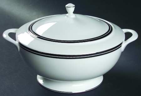 Midnight Pearl Round Covered Vegetable by Nikko