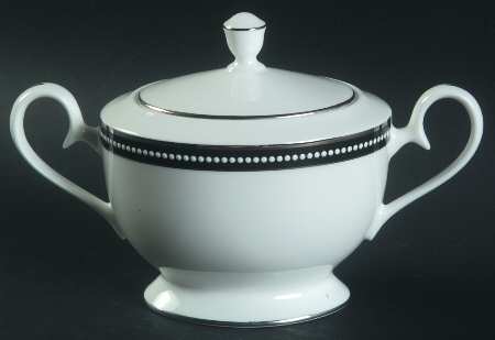 Midnight Pearl Sugar Bowl & Lid
