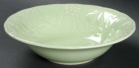 Woodbury Meadow Green Soup/Cereal Bowl