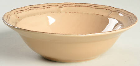 Country Market Antique Brown Soup/Cereal Bowl