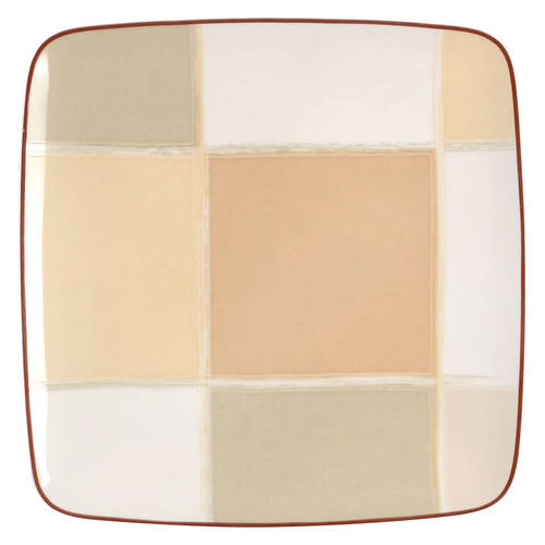 Mocha Java Square Salad Plate
