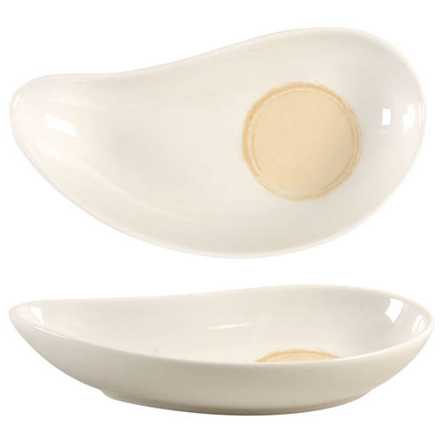 Mocha Java Small Teardrop Dish