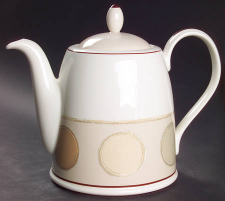 Mocha Java Tea/Coffee Pot & Lid