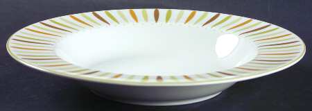 Serene Meadow Large Rim Soup Bowl