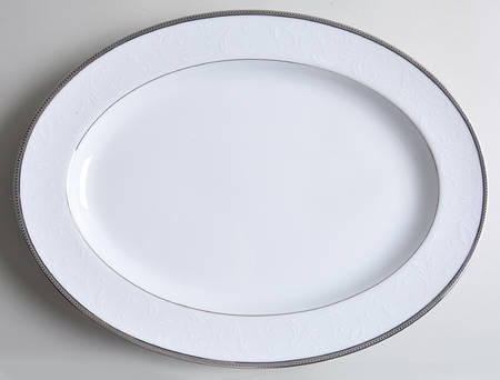 Regina Platinum 16" Oval Serving Platter