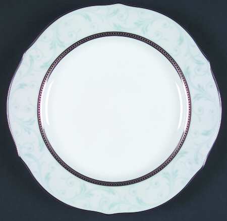 Regina Platinum Accent Luncheon Plate