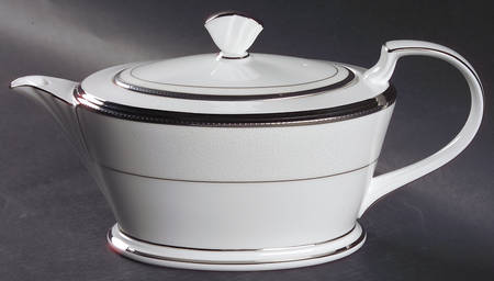 Champagne Pearls Teapot & Lid