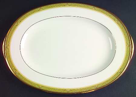 Golden Pageantry 14" Oval Serving Platter