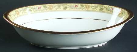 Golden Pageantry 10" Oval Vegetable Bowl