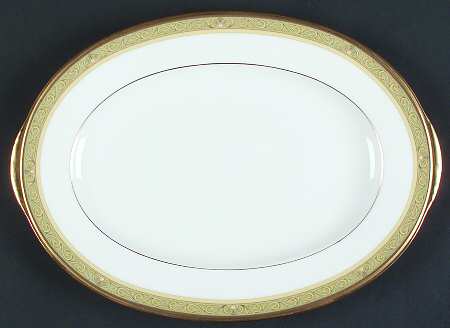 Golden Pageantry 12" Oval Serving Platter