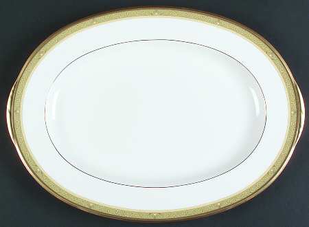 Golden Pageantry 16" Oval Serving Platter