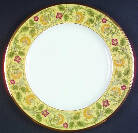 Golden Pageantry Accent Luncheon Plate
