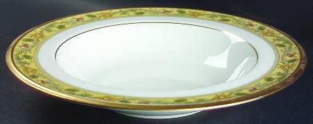 Golden Pageantry Rim Soup Bowl