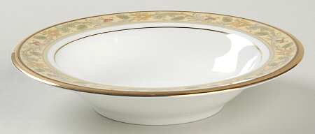 Golden Pageantry Rim Fruit/Dessert (Sauce) Bowl