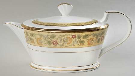 Golden Pageantry Teapot & Lid