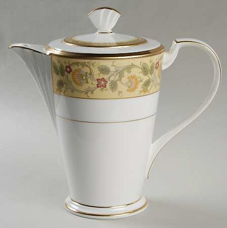 Golden Pageantry Coffee Pot & Lid