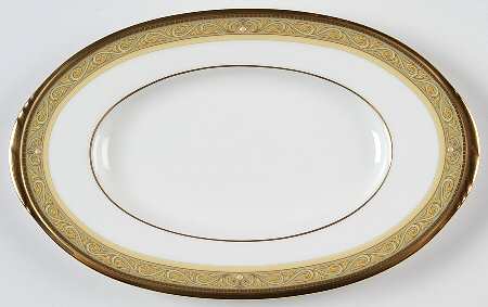 Golden Pageantry Relish/Butter Tray