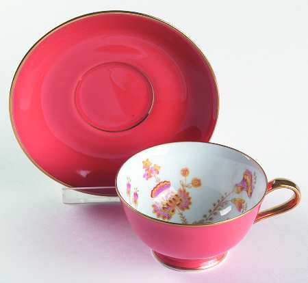 4147 Footed Cup & Saucer Set