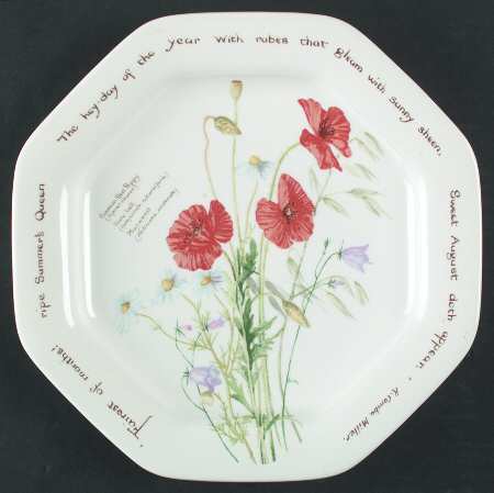 Country Diary Edwardian Lady (Octagonal) Salad Plate